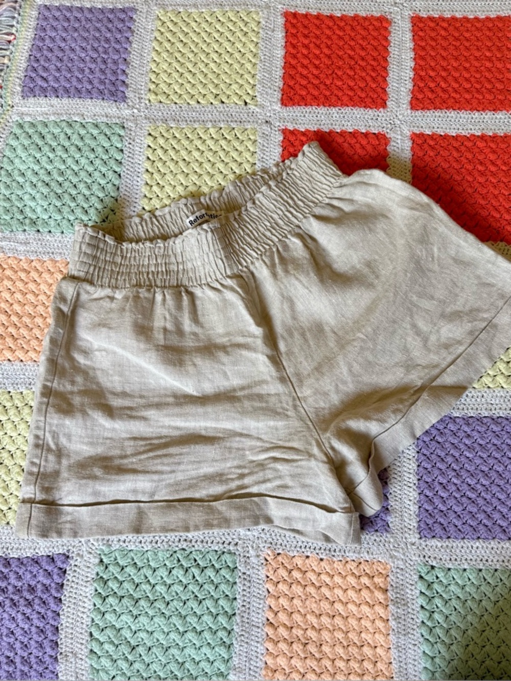 Reformation Nashville Linen Shorts
